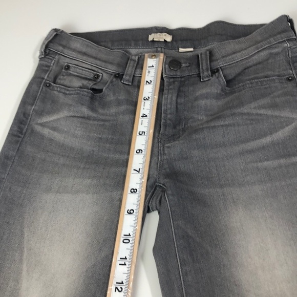 J.Crew Skinny Mid-Rise Style F4484 Gray Wash Jeans 25 - Picture 5 of 7